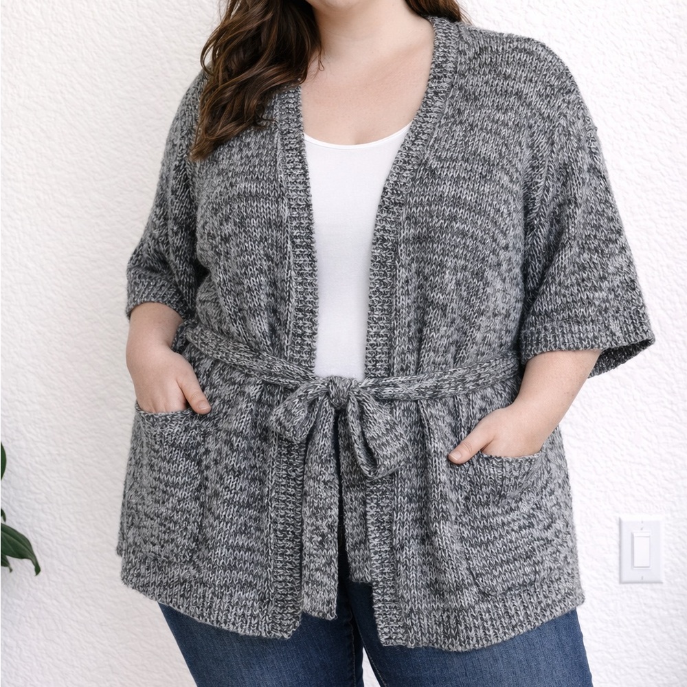Old Navy Women's Gray Knit Cardigan